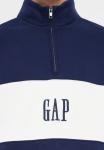 Толстовка GAP LOGO HALF ZIP, New Navy/Dark Blue - фото 6