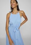 Платье VILA VIFALIA BELTED LONG DRESS, Blissful Blue/Blue - фото 4