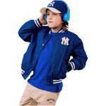 Детская бейсбольная куртка MLB, синий - фото 4