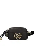 Сумка через плечо с пряжкой Love Moschino, черный - фото