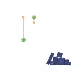 Серьги с мишкой Women's Swarovski - фото