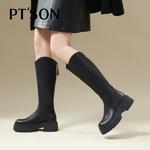 Сапоги женские Pt'Son, коричневый - фото 12