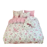 100% Cotton Print Пододеяльник Sanrio, Happy Hello Kitty - фото 2