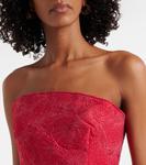 Платье макси с открытыми плечами Manto Max Mara, Rosso - фото 4