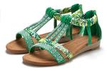 Сандалии LASCANA, Emerald/Light green - фото 3