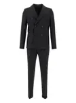 Двубортный костюм Marchesani, черный - фото