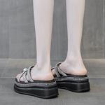 Шлепанцы женские Shangjinni, черный - фото 8