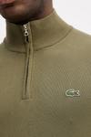 Свитер Lacoste, зеленый - фото 5