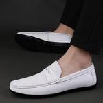 Повседневные мужские белые экстравагантные туфли - фото 3