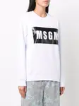 Толстовка с логотипом MSGM, белый - фото 3
