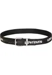 Тканевый ремень Levi's Kids "LAN LEVIS WEBBING BELT", УНИСЕКС, черный - фото