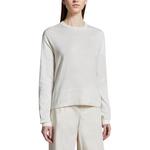 Футболка Moncler с панелями из тонкой вязки, белая - фото 5