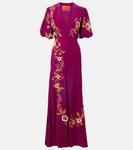 Вышитое шелковое платье Марлен La DoubleJ, Solid - фото