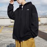 Толстовка мужская стандартная черная Lining, черный - фото 4