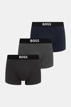 3 пары боксеров Boss, черный - фото