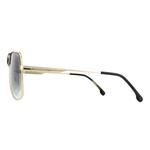 Солнцезащитные очки 1018/s 2м2 9к черно-зеленые с градиентом Carrera, желтый - фото 3