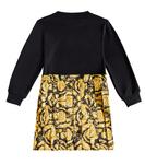 Платье-свитшот Barocco Versace Kids, Nero+Oro - фото 4
