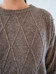 Свитер WEARABLE STORIES Manou, серо-коричневый - фото 2