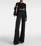 Укороченный топ из хлопка Rick Owens, черный - фото 2