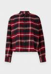 Блуза GAP CROPPED SHIRT, Red/Black/Black - фото 5