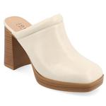 Мюли Izara на блочном каблуке Journee, белый - фото 2