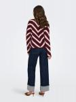 Свитер ONLY ONLELIZA, Wine red - фото 6