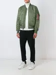 Классическая куртка бомбер Alpha Industries, зеленый - фото 2