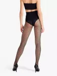 Тайтсы Heist Double Diamond Fishnet, черный - фото 2