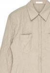 Блуза NA-KD Button-down blouse, Beige - фото 7