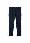 MANGO MAN Плиссированные брюки Regular 'Brest' в цвете Navy - фото
