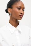 Хлопковая рубашка Answear.Lab, белый - фото 4