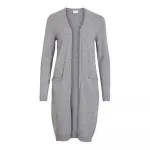 Свитер Vila Ril cardigan, серый - фото