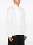 Yohji Yamamoto рубашка со складками, белый - фото 3