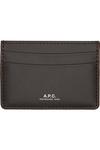 A.P.C. Держатель для карт Brown andre - фото