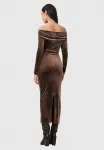 Платье-Футляр delta Allsaints, Bitter Brown - фото 3