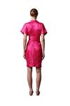 Мини-платье Miko в фуксии жаккард Le Superbe, фуксия - фото 2