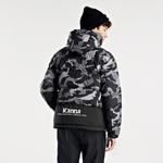 Камуфляжная утепленная куртка с капюшоном Kappa Bleached-001 - фото 9