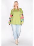 Толстовка IZIA Plus Size Sweatshirt, зеленый - фото 2