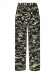 Брюки карго с камуфляжным узором A Bathing Ape, мультиколор - фото