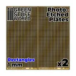 Прямоугольники - 1,0 мм, Other Scenery - Photo-Etched Plates & Formable Metals - фото