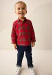 Рубашка Next, Red Tartan - фото 2