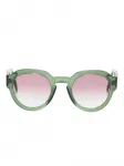 Солнцезащитные очки круглой формы Andy Wolf, зеленый - фото