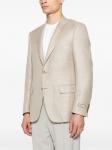 Однобортный пиджак Canali, нейтральный - фото 3
