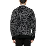 Свитер Barocco Intarsia VERSACE, черный - фото 4