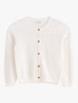 Детский кардиган с узором Lindex, Off White - фото 4