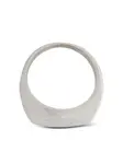 Глянцевый перстень Jil Sander, серебристый - фото 4