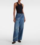 Рельефный боди с вязаным узором Alaïa, Noir Alaia - фото 2