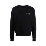 Свитер Off-White Logo Slim Crewneck, Black/White - фото