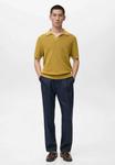 Поло Mango Polo shirt, Curry/Ochre - фото 2