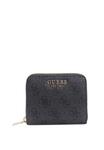 Кошелек Guess LAUREL SMALL ZIP AROUND, Coal Logo/Dark Grey - фото
